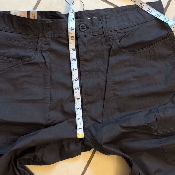 NWT Prana Double Peak Pant Charcoal Dark Grey Size 35 Waist - Picture 9 of 11